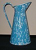 Blue swirl body pitcher